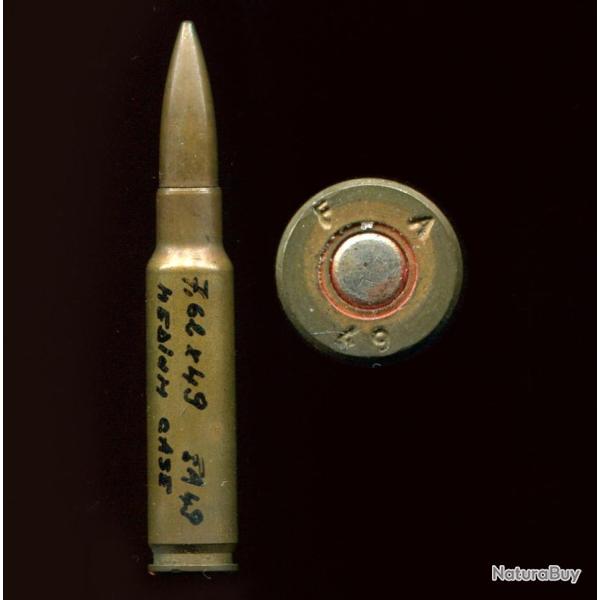 7.62 x 49 Exp�. US Pr�-NATO - RARE - Production Frankford Arsenal 1949 - : F A 49