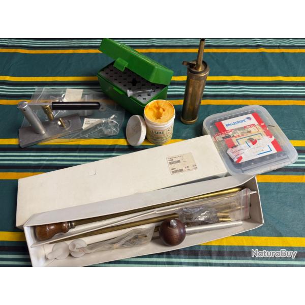 Ensemble d�butant poudre noire / presse / poire / kit nettoyage