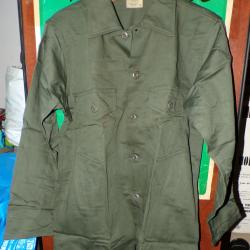 ARMEE AMERICAINE U.S : CHEMISE EN COTON DE LA PERIODE GUERRE DU VIETNAM ,TAILLE U.S 14 1/2 X 33 SOIT