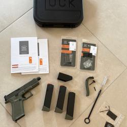 Pistolet GLOCK 45 MOS Gen5FS Filet&eacute; "Edition Hunter ODG" cal.9x19