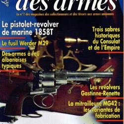 gazette des armes 313, pistolet de marine 1858t, fusil werder m29, mg 42 part 4, pistolet steyr 1909