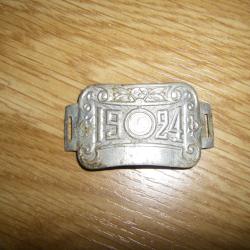 Plaque fiscale v&eacute;lo 1924