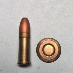 Une cartouche 7,5 x 23 R pour revolver Suisse Mod 1882 poudre noire en D