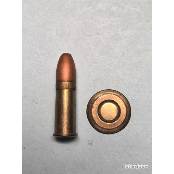 Une cartouche 7,5 x 23 R pour revolver Suisse Mod 1882 poudre noire en D