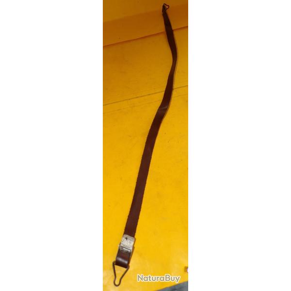 SANGLE JUGULAIRE DE COULEUR MARRON  POUR CASQUE LEGER LINER PORTE SOUS LE CASQUE LOURD , LONGUEUR RE