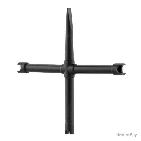 Clef D�monte Chemin�e Davide Pedersoli - Cruciforme Universelle - Acier Robuste - Pour un Entretien 