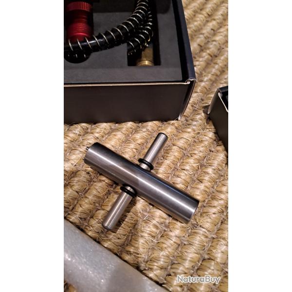 Set Edgun Leshiy : canon 350 mm Lothar Walther cal 22, silencieux, outil et dispositi de remplissage