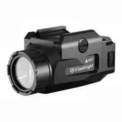 Eclairage Tactique LED 800 Lumens USB-C Fixation Rapide Rail 20 mm Tir Loisir