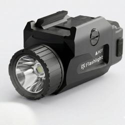 Lampe Rail Picatinny Rechargeable 800 Lumens 4 Modes Puissante Airsoft Tactique