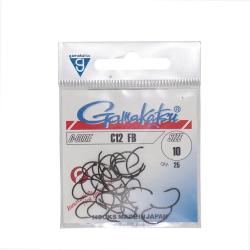 25 hame&Ccedil;ons mouche c12 noir Gamakatsu 14