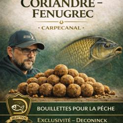 Bouillettes carpe canal coriandre fenugrec 2kg Pr&eacute;vente