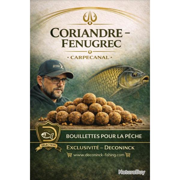 Bouillettes carpe canal coriandre fenugrec 2kg Pr�vente