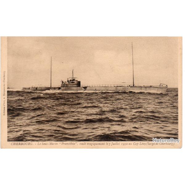 Carte Postale Sous-Marin Prom�th�e Cherbourg -N�7771