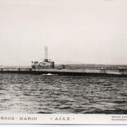 Carte Postale Sous-Marin AJAX -N&deg;7772