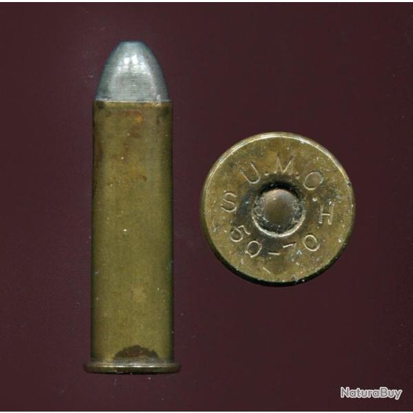 50-70 Government - marquage : U.M.C. S 50-70 H - �tui S H (Solid Head) brevet 1885