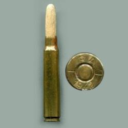 7.92 x 61 Norv&eacute;gien &agrave; blanc balle bois  - RARE - marquage : RA 1942