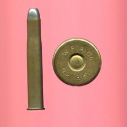 .45 Express Winchester Single Shot Rifle 1886 - RARE - WRACo 45 EX - &eacute;tui de 82.6 mm
