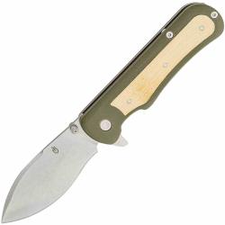 Couteau Gerber Confidant Lame Drop Point Acier 7Cr17MoV SW Manche G10 OD Green Liner Lock G1066476