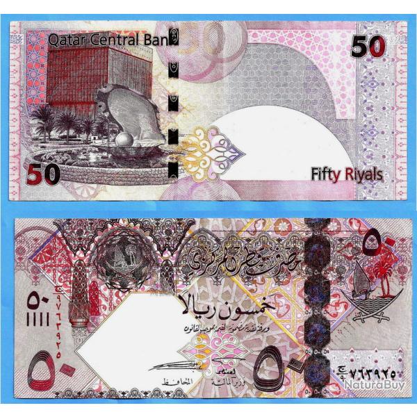 Qatar 50 Riyals 2008 Qatar Central Bank