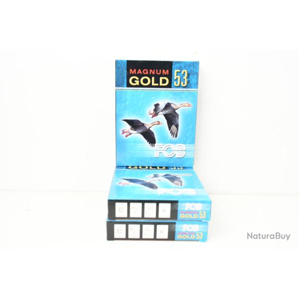 30 Cartouches FOB Gold Magnum 53 cal 12