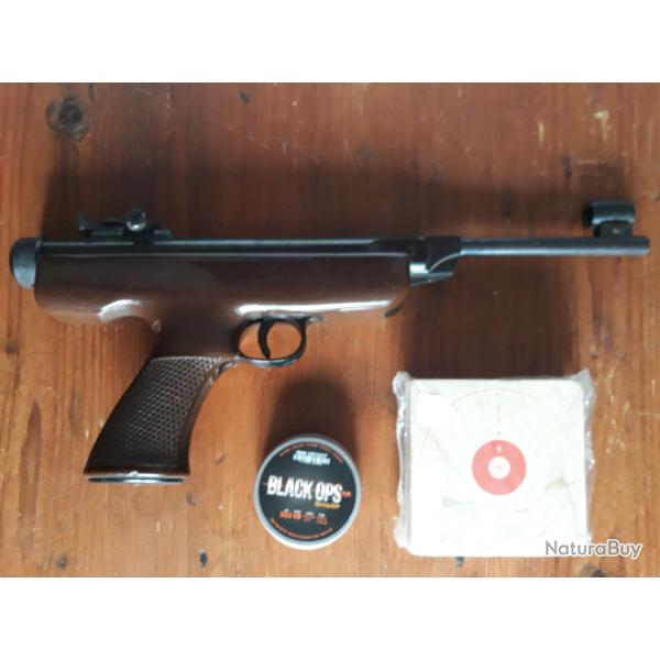 Diana pistolet a air comprim� model 5 avec boite de plomb et cible