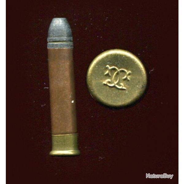 7 mm Flobert Extra long - RARE - cartouche annulaire - �tui 30 mm - marquage : GG