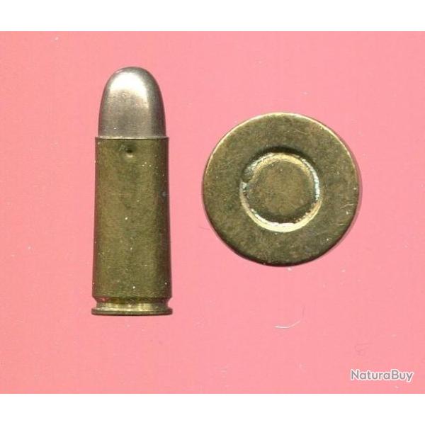8 mm Bergmann N�4 Mle 1896 - RARE - cartouche originale inerte de manipulation