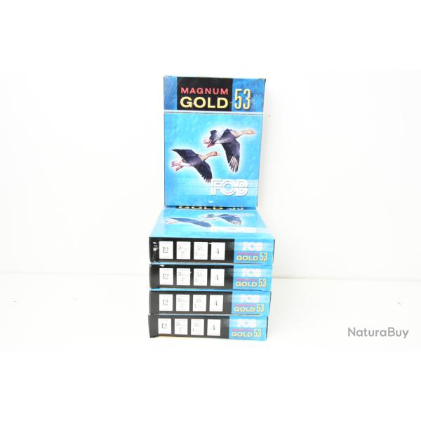 50 Cartouches FOB Gold Magnum 53 cal 12