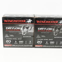 50 Cartouches Winchester Drylok cal 20-76