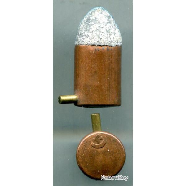12 mm � broche r�glementaire Turque - TRES RARE - marquage au croissant �toil�