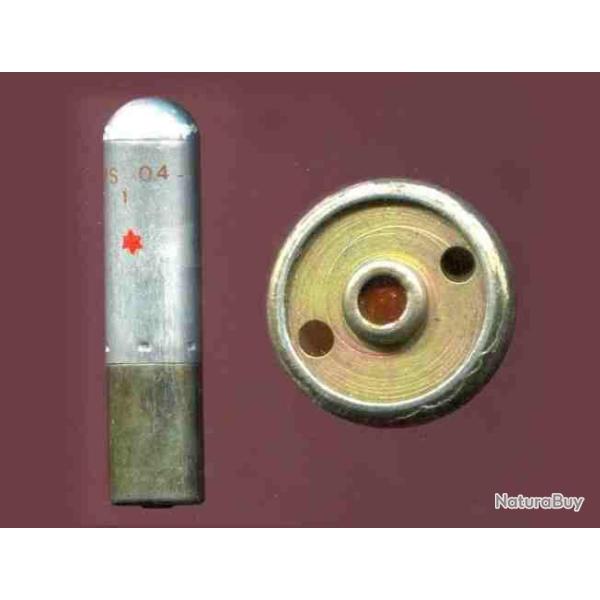 Fus�e �clairante 14.5 mm de survie de pilote fran�ais - RARE - brevet MBA GYROJET