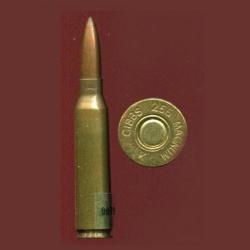 .256 Gibbs Magnum - RARE - marquage : GIBBS 256 MAGNUM K - balle en 2 parties