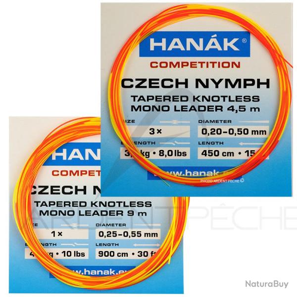 Bas de ligne CZECH NYMPH HANAK comp�titon 450 cm (3X)