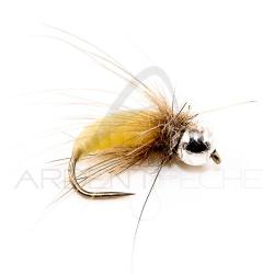 Mouche DEVAUX Nymphe bille tungst&egrave;ne LTT 02-A (par 3) H12