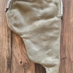 &Eacute;tui revolver bulldog Puppy toile fin XIX d&eacute;but XX