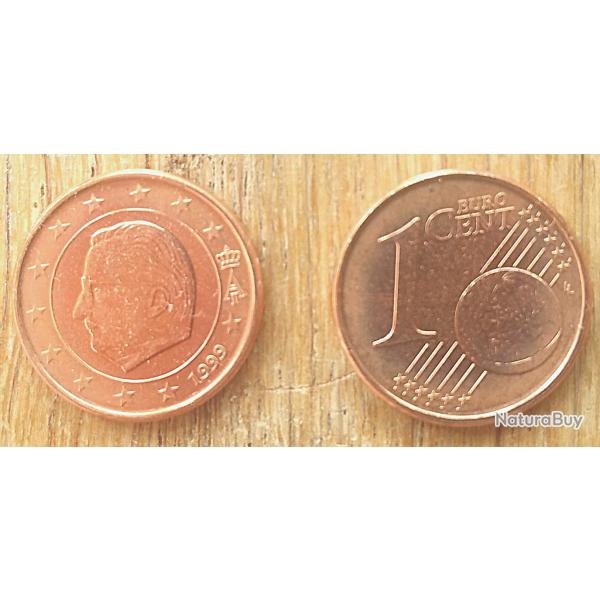 Belgique 1 Cent 1999 Neuve Issue de Rouleau Piece Euro Euros