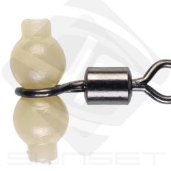 Emerillon Rotatif Sunset Crossline W/ Beads ST-S-1026 S Par 6 Black Nickel