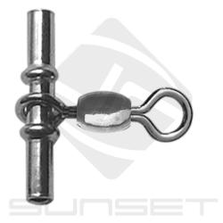 Emerillon Rotatif Sunset Crossline Crane Swivel ST-S-1055 1/0 Par 2 Black Nickel 60