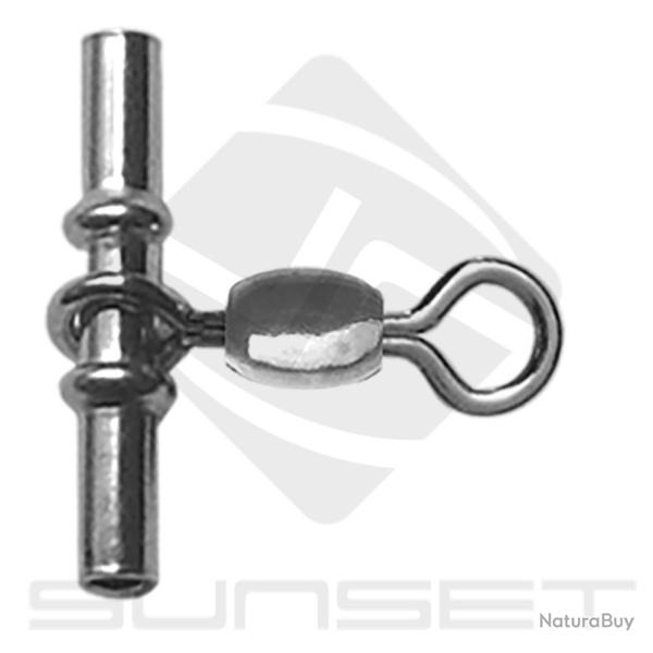 Emerillon Rotatif Sunset Crossline Crane Swivel ST-S-1055 1 Par 4 Black Nickel 47