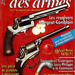 gazette des armes 314, pistolets mangeot comblain, fusil perre 1870-71, pm delacre, luger de la