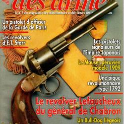 gazette des armes 382 mauser p&eacute;ruvien 1909, r&eacute;volvers e.t.starr, baionnettes italiennes particuli&egrave;re