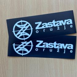 2 autocollants ZASTAVA Oruzje (armes)