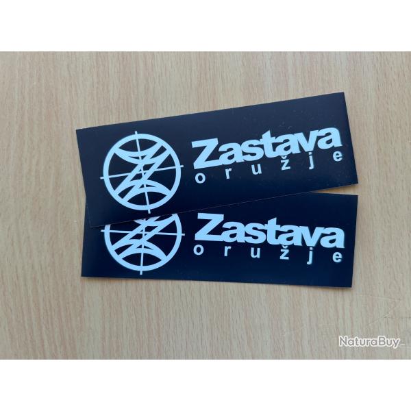 2 autocollants ZASTAVA Oruzje (armes)