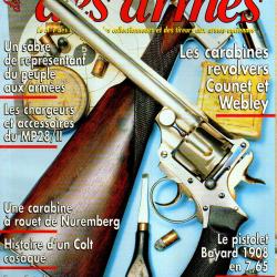 gazette des armes 318 , pm schmeisser mp28 part 4 chargeurs, carabines r&eacute;volver, colt 1911 cosaque