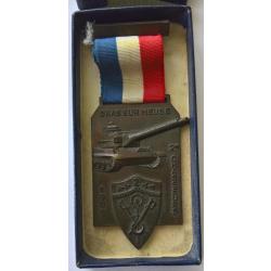 M&eacute;daille comm&eacute;morative 2&egrave;me Chasseurs Bras sur Meuse 1986