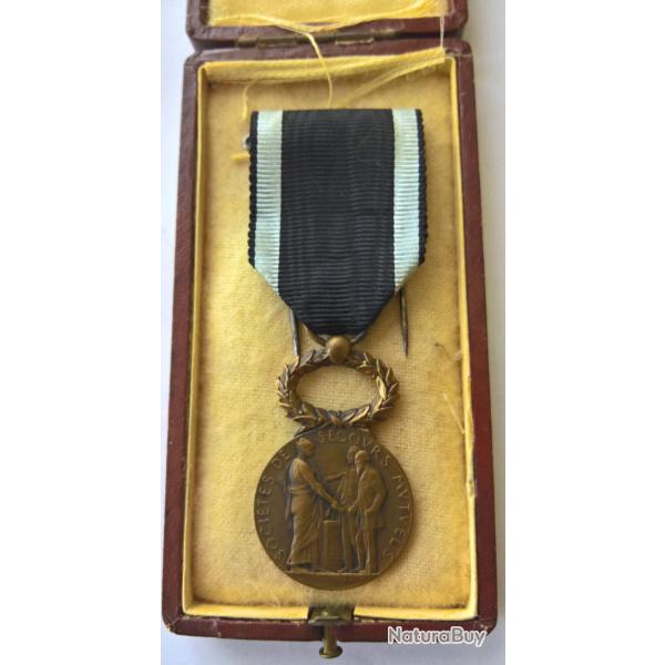 M�daille Soci�t�s de secours mutuels, Minist�re du travail et la pr�voyance sociale