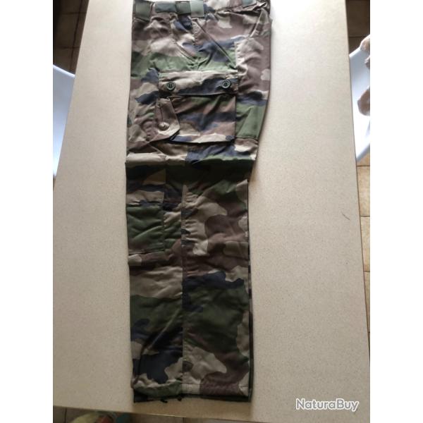 Pantalon �t� grande taille 100M camouflage