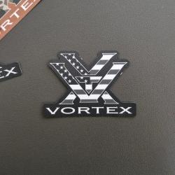 Sticker Vortex drapeau USA Noir et Blanc