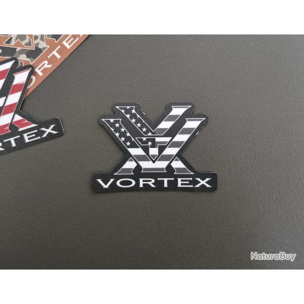 Sticker Vortex drapeau USA Noir et Blanc