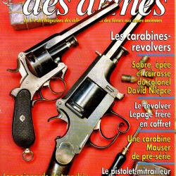 gazette des armes 316 , pm schmeisser mp28 part 2, carabines r&eacute;volvers, poignard de tranch&eacute;es part 2